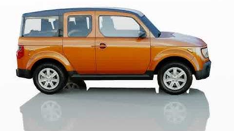 3D Model of Honda Element Suv Review