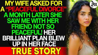 MY WIFE WANTED 'FRIENDLY DIVORCE'—ONE MONTH LATER SHE SAW ME WITH HER FRIEND... NOT SO FRIENDLY!