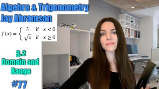 Piecewise Functions: Graphing with Discontinuities (Part 2) #77