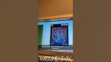 For the Fun Game Playing Maze on the Computer