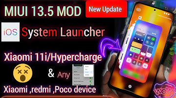 NEW MIUI 13.5 Mod Ios System Launcher Update 😍Ft.Xiaomi 11i/Hypercharge