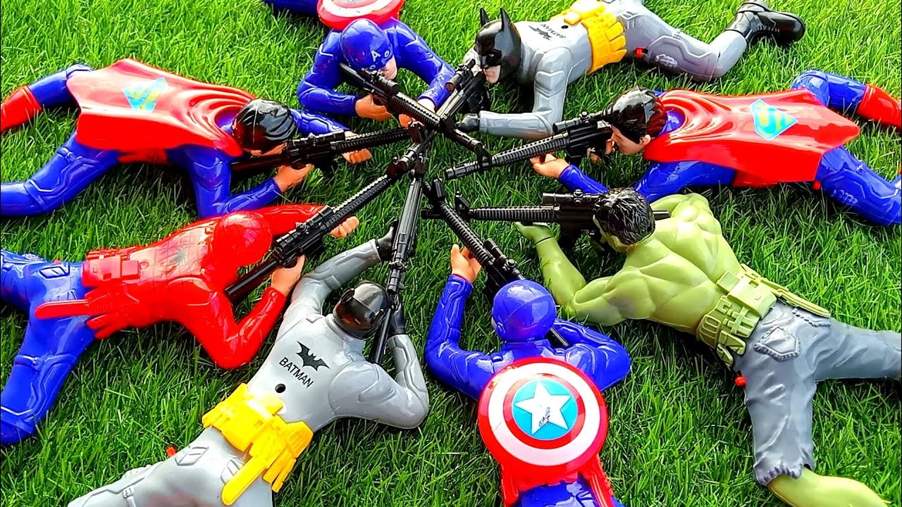 HUNTING TOYS MARVEL'S SPIDERMAN CAPTAIN AMERICA IRONMAN THANOS DEADPOOL THOR ANTMAN 