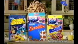 2002 Shreddies Lilo and Stitch Stickers Advert