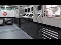 Behind the Scenes: Haas F1 Team Constructs Garage Setup