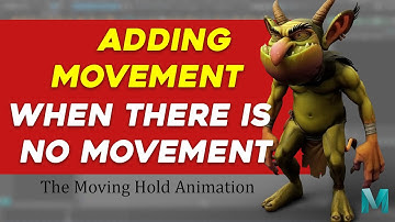 Adding movement when there is no movement | Moving hold animation step-by-step guide