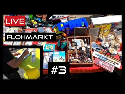 LIVE Flohmarkt 3 Endlich wieder Flohmarkt! Coole Funde auf dem