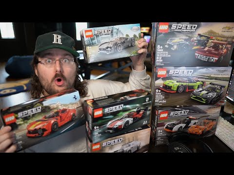 Building Every Lego Car I Have... (TOO MANY)