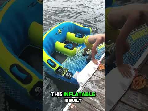 O'Brien Barca 3 Person Inflatable: Ultimate Summer Fun with the Kids! ✨ #waterfun
