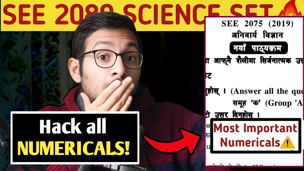 How to solve all Class 10 'SCIENCE' Numericals?🔥🇳🇵 | SEE 2080