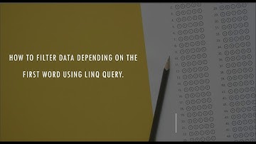 UiPath: Filter data depending on first word using LINQ Query.
