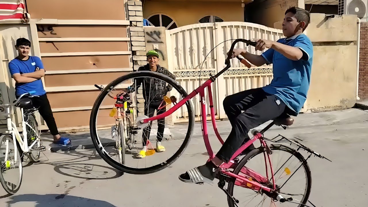 بايسكلات تحدي تعليك حمودي واصدقائه بايسكل ٢٧ وبايسكل ٢٠