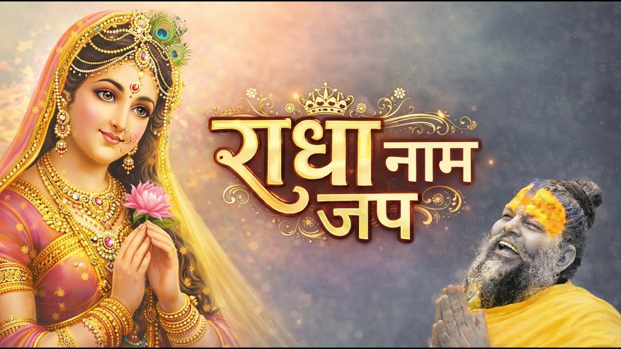 राधा नाम जप 🌸 – प्रेमानंद जी महाराज के मुख से शांति का अमृत 🕊️✨