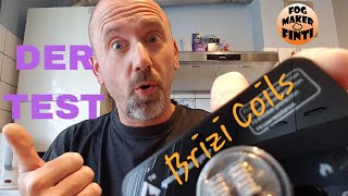 Brizi Coils. Dampf und Geschmackstest im Vandy Vape Widowmaker RTA.