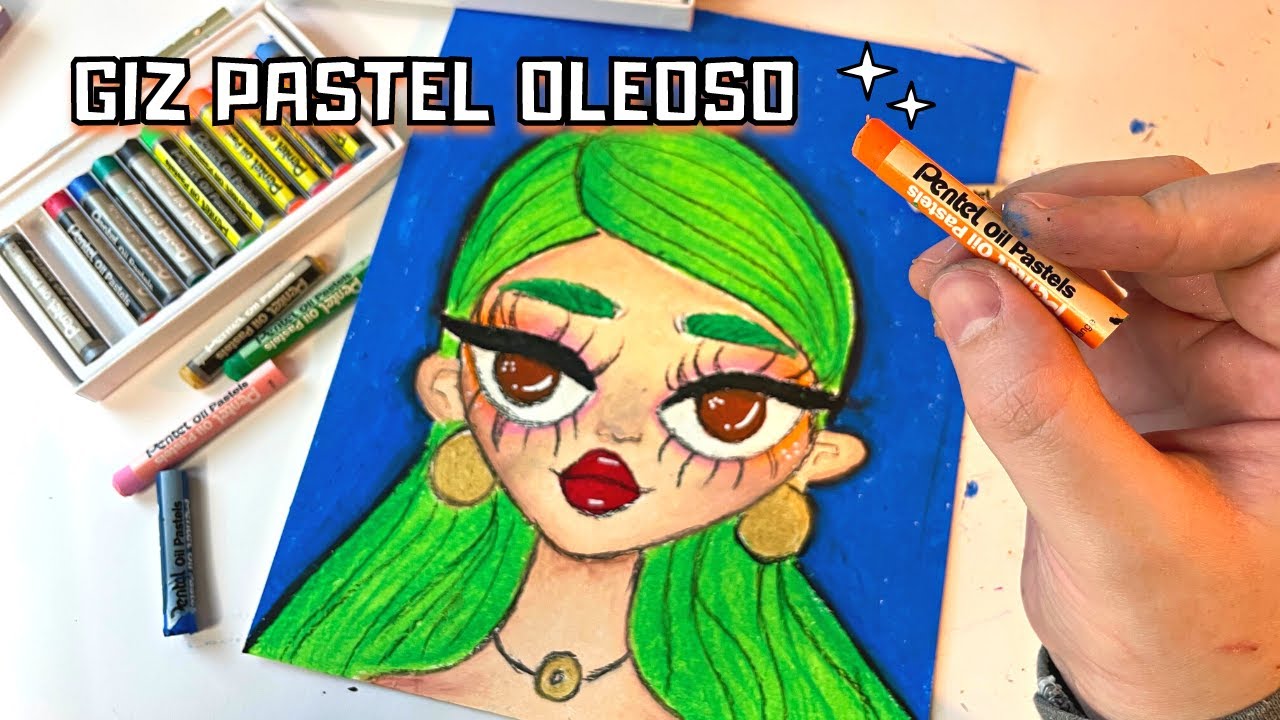 Dando uma SEGUNDA chance para o GIZ PASTEL OLEOSO (dessa vez ficou bem melhor)