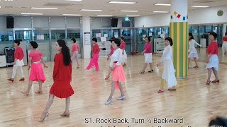 In Love Again line dance | teach | Count | 사)라인댄스위더스코리아