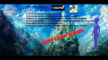 Pygame : How to make internet login , make text input box , connect main game to login screen