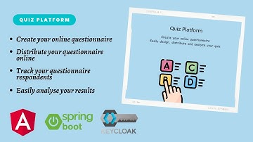 Onlinе Quiz App | Spring Boot, Angular, keycloak