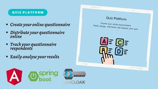 Onlinе Quiz App | Spring Boot, Angular, keycloak
