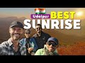 Udaipur india  sunrise trekking