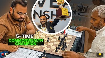 This is why he is the 5-time Commonwealth Champion - GM Abhijeet Gupta v GM Deepan Chakkravarthy