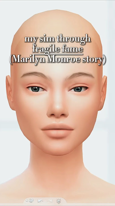 my sim through FRAGILE FAME! Marilyn Monroe story!😳 #sims4 #thesims4 #sims #shorts