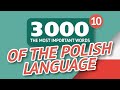 🎧  POLISH WORDS – PART #10 - 3000 of the most important words 🔔