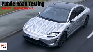 Sony VISION-S Public Electric Car Road Testing and Development