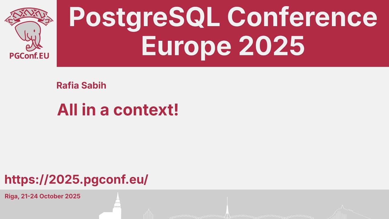 Rafia Sabih: All in a context!