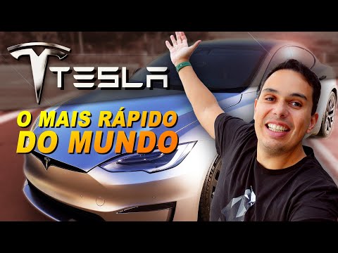 Chegou meu Tesla Model S Plaid, o carro mais rápido do mundo.