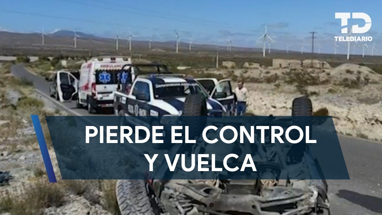 Conductor pierde el control y vuelca en la carretera 114 en Ramos ...