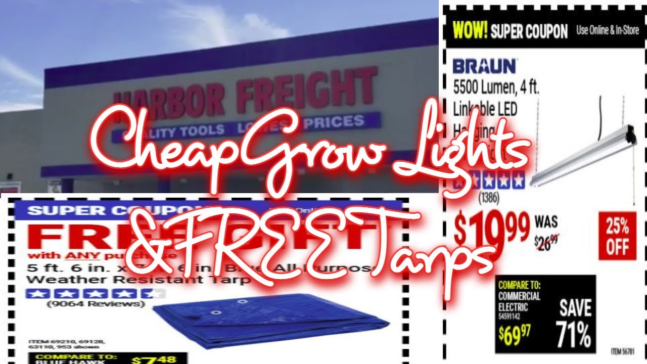 RUN! Harbor Freight Garden Supplies at the Spring Black Friday Sale 