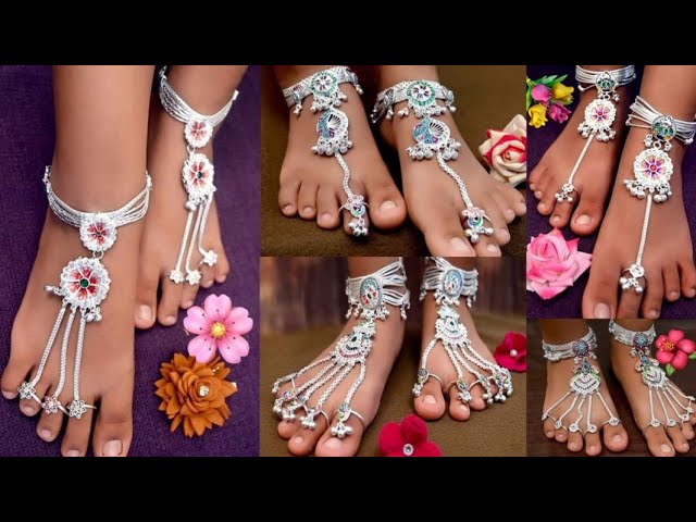 18 Gorgeous Toe Ring Designs For Brides That You Should Bookmark ASAP! |  Bridal foot jewelry, Bridal anklet, Bridal jewellery design