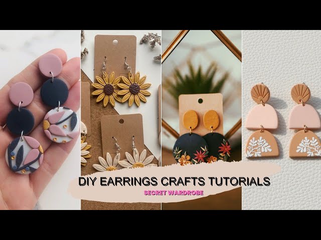 DIY Marbled Earrings