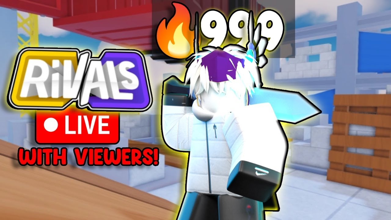 LIVE] 🛑 ROBLOX RIVALS 1v1ING AND PLAYING WITH VIEWERS 🛑 - YouTube