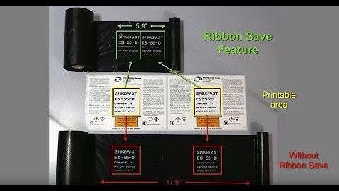 Toshiba - BEX6T1 Industrial 6" Printer with Ribbon Save