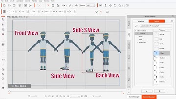 Cartoon animator 4 tips & tricks - How to change character 4 side view