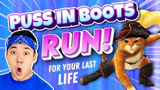 😼 PUSS IN BOOTS The Last Wish 🌟 Brain Break | Run + Tiles Hop! | GoNoodle inspired by Bobo P.E. 60,590 views 1 year ago 5 minutes, 13 seconds