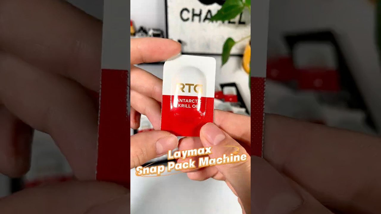 High-Speed Fully Automatic Horizontal Snap-pack Machine for Lotion Oil Serum Paste Skincare Products