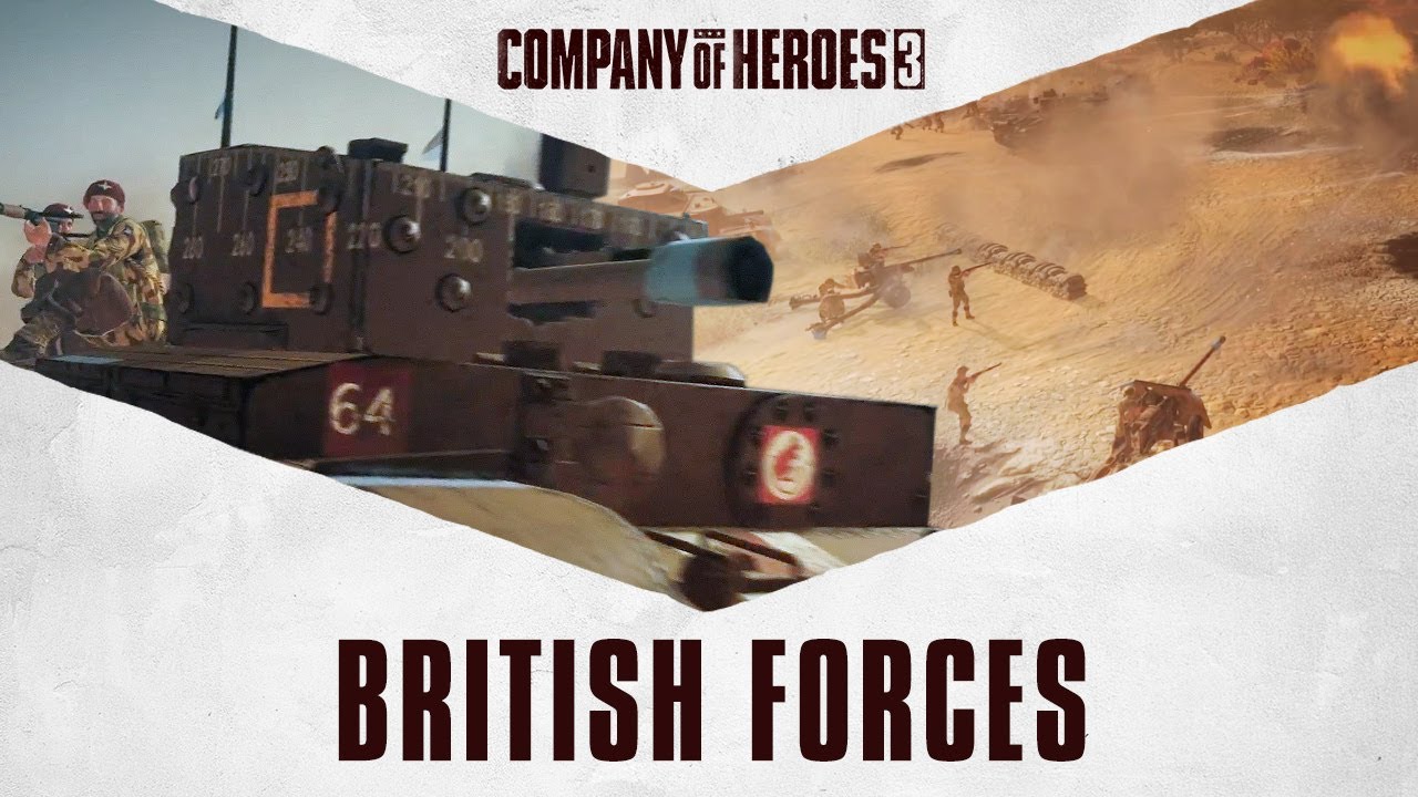 The British & Their Commonwealth Allies Are Here To Hold The Line - Company Of Heroes 3 Faction Trailer 1 YouTube player