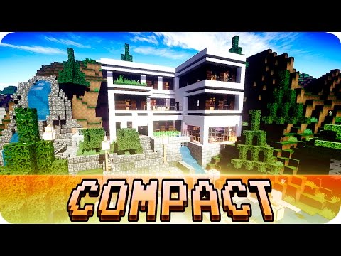 minecraft---compact-modern-house-design---cinematic-&-map-download