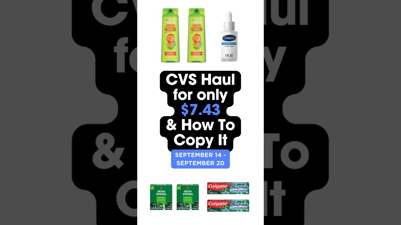 🔥CVS Scenario To Copy | September 14-20