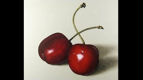 How I draw Cherries, Hyperrealistic art