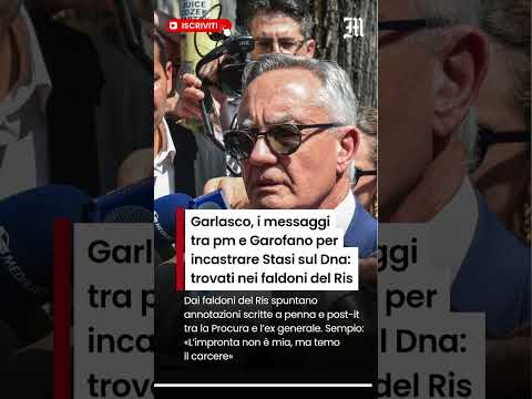 Video Garlasco, i messaggi tra pm e Garofano per incastrare Stasi sul Dna