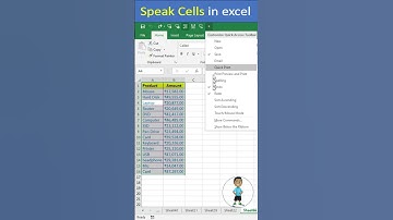 Excel Job Interview Questions Speak Cells in Excel #excel #microsoftexcel #exceltutorial #exceltips