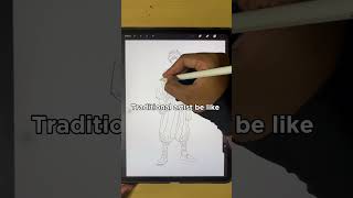 Traditional artist be like pt 2 # #art #artist #digitalartist #digitalart #funny #relatable #humor