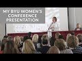 Becky Higgins Speaks at BYU Women&#39;s Conference May 2018