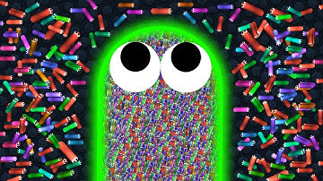 Slither.io - 1 vs 1,000,000,000 Snakes | Epic Slitherio Gameplay