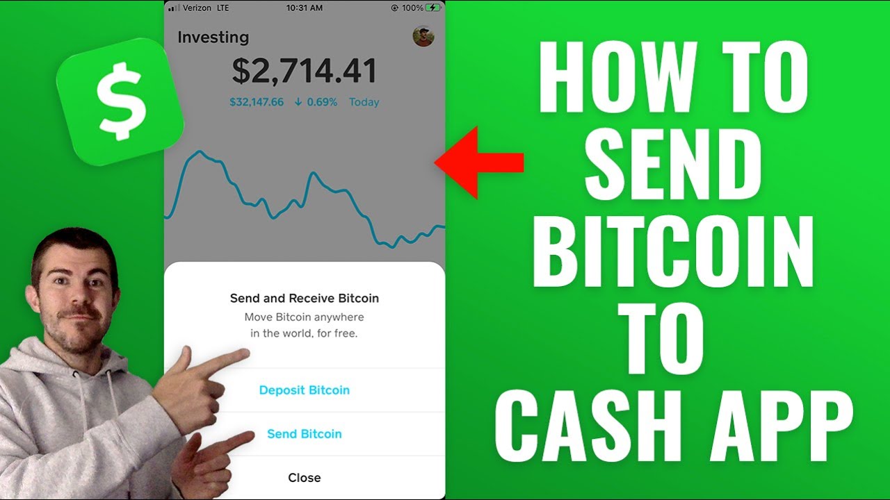 how to send bitcoin to an address on cash app