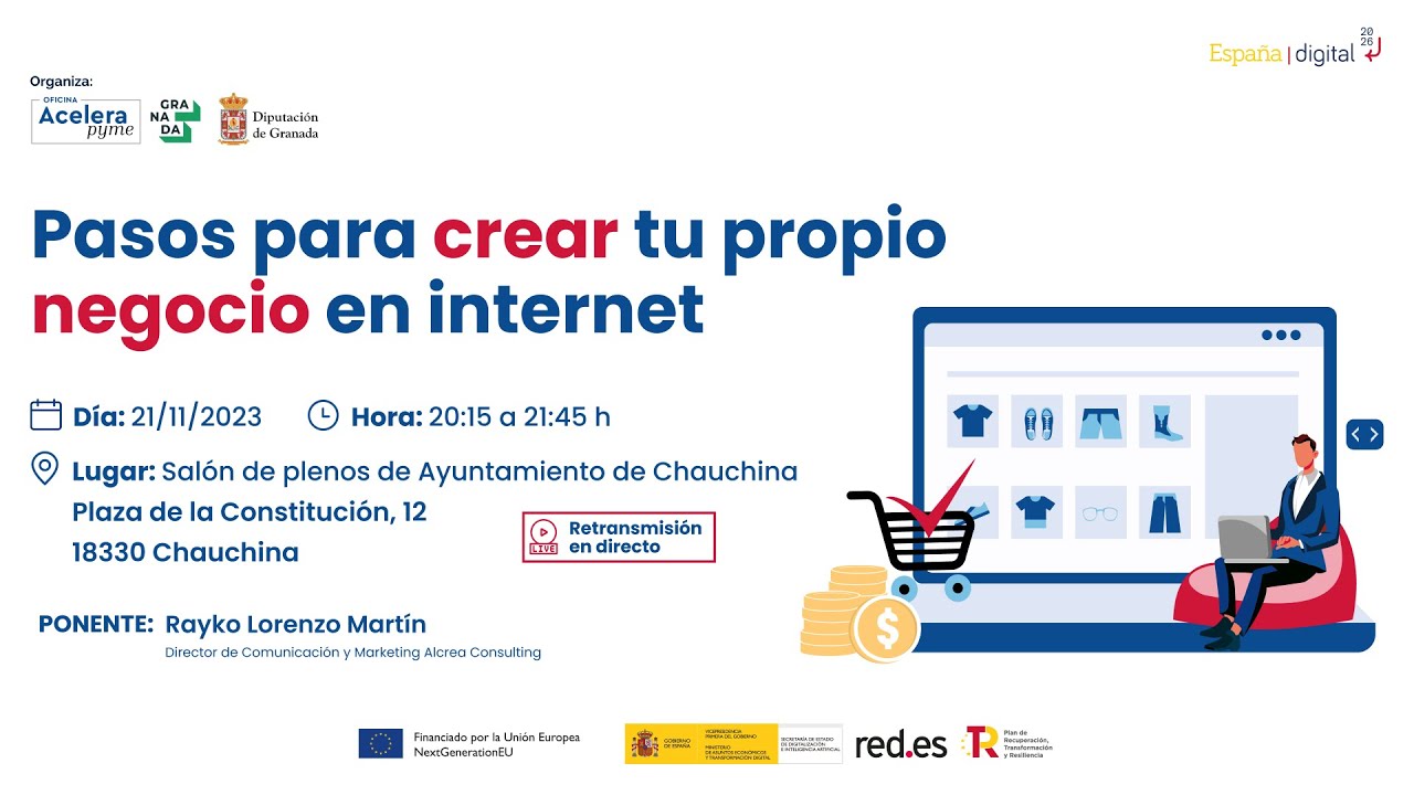 Pasos para crear tu propio negocio en Internet - YouTube