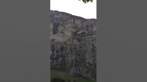 Base Jumper in Lauterbrunnen, Switzerland